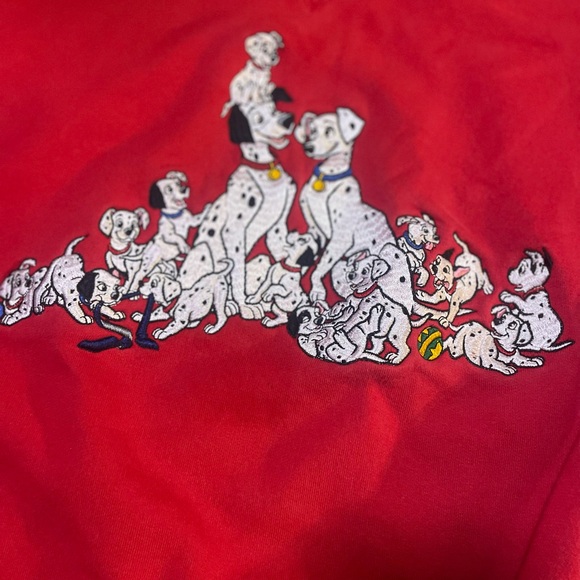 Vintage Disney Embroidered Crewneck Sweatshirt with 101 Dalmatians, Women’s L - Picture 12 of 12